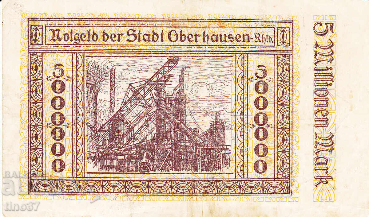 Licitație tino37 - GERMANIA - 5000000 MARCI - 1923 - VF