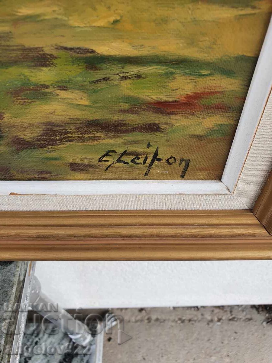 Pictura in ulei originala pe panza!!! - 6 Pictura in ulei originala pe panza!!! - 6