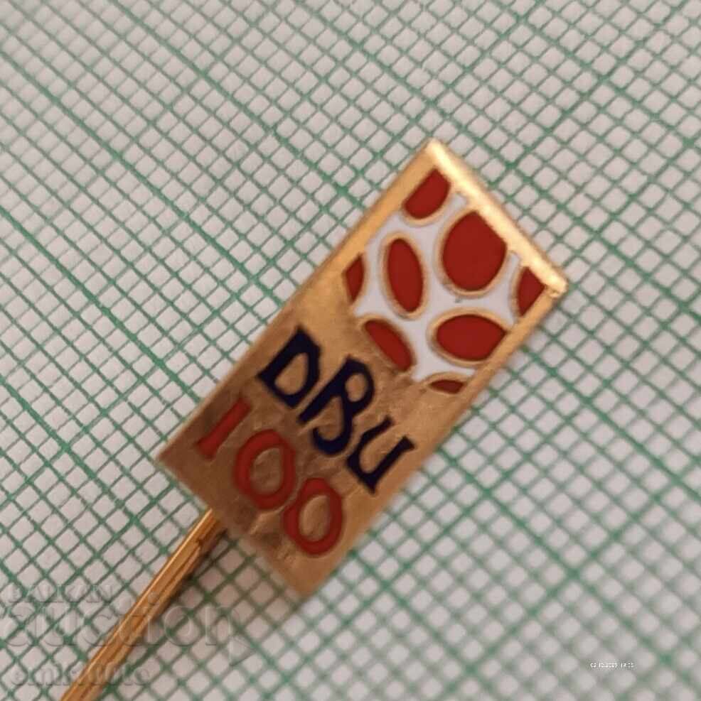 Znachka - 100 χρόνια Ομοσπονδίας Ποδοσφαίρου Δανίας με τιμή 4.00 BGN | € 2.05