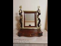 Beautiful vintage solid wood dressing table!!!