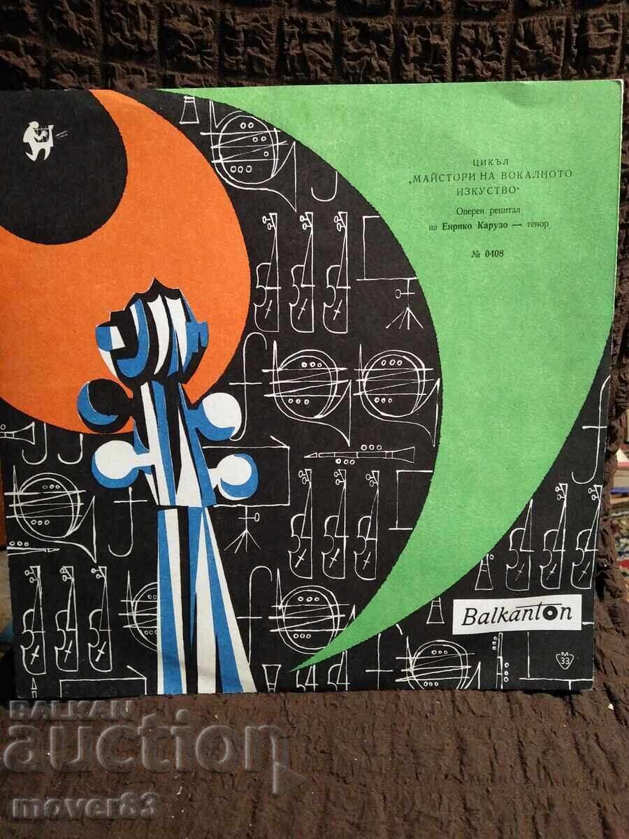 Classic Record. Enrico Caruso. Opera Classic Record. Enrico Caruso. Opera