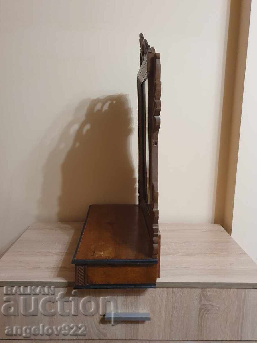 Красива винтидж дървена тоалетката масив!!! - 6