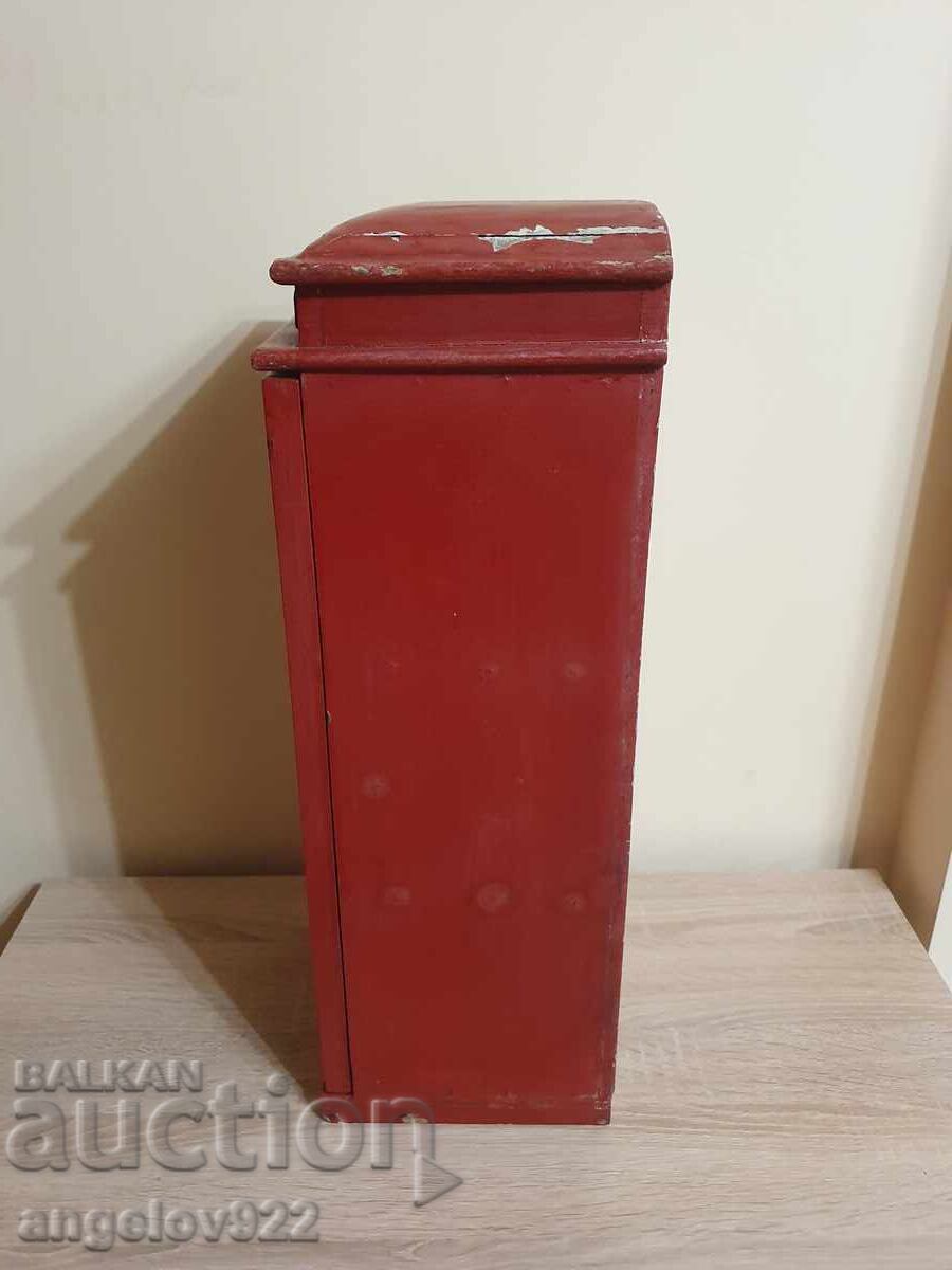 Vintage wooden shelf solid telephone booth!!! - 5