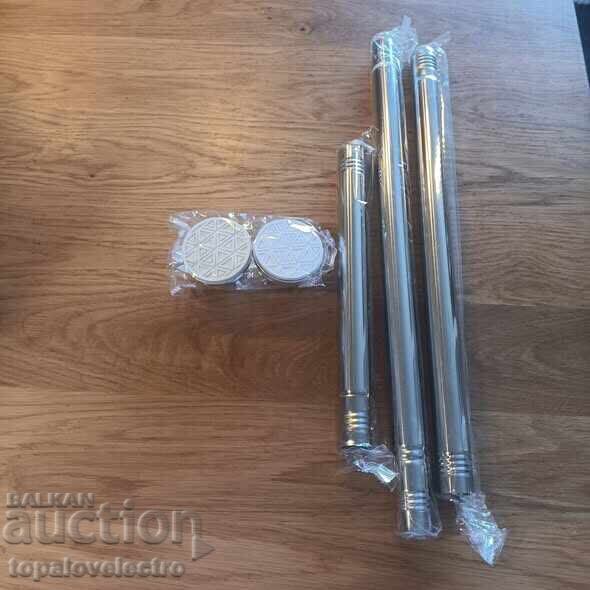 Delivery of NEW! Telescopic shower curtain rod 50-130 cm, stainless steel