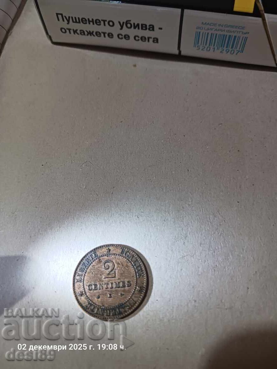 2 Centimes France - 1878