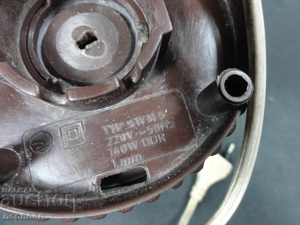 Old Retro GDR Electric Coffee Grinder - 6