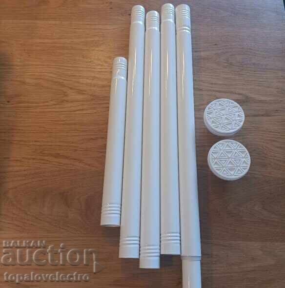 Доставка на НОВ! Телескопичен корниз за баня 50–200 см, неръждаема стома