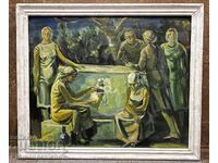 ΜΟΝΑΔΙΚΟΣ ΠΙΝΑΚΑΣ ΤΟΠΙΟ ΒΕΝΚΟ ΠΕΤΡΟΦ ΕΛΑΙΟΓΡΑΦΙΑ ΚΙΟΥΣΤΕΝΤΙΛ