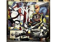 120/115 CM. UNIC TABLOU TZVETKO TZVETKOV ULEI