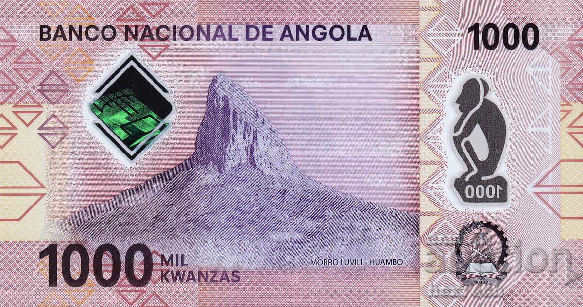 Licitație ❤️ ⭐ Angola 2023 1000 Kwanza polimer UNC noua ⭐ ❤️