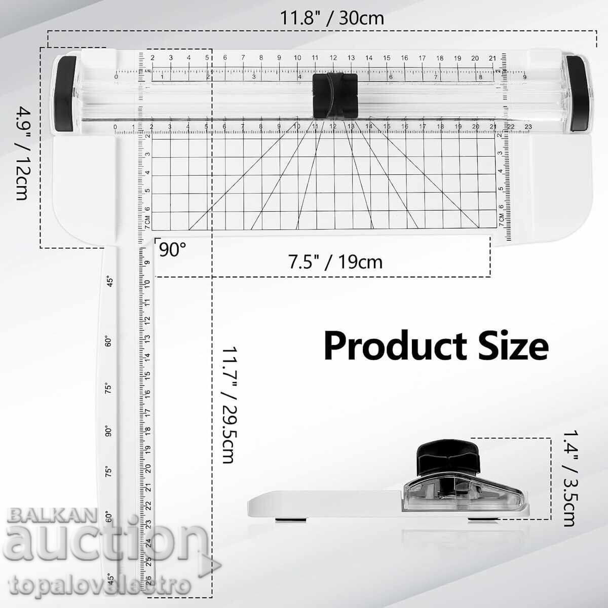 НОВА! A5 мини гилотина за хартия – прецизен и безопасен рота с цена 8.00 лв. | € 4.09
