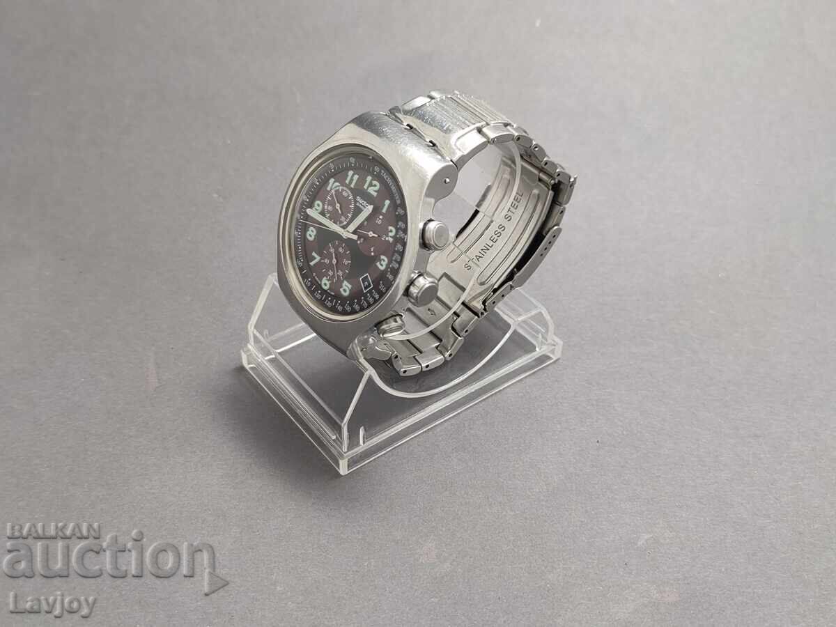 Παράδοση Swatch Ελβετικό ταχυμετρικό χρονογράφος B.Z.TS. ot 0.01 St