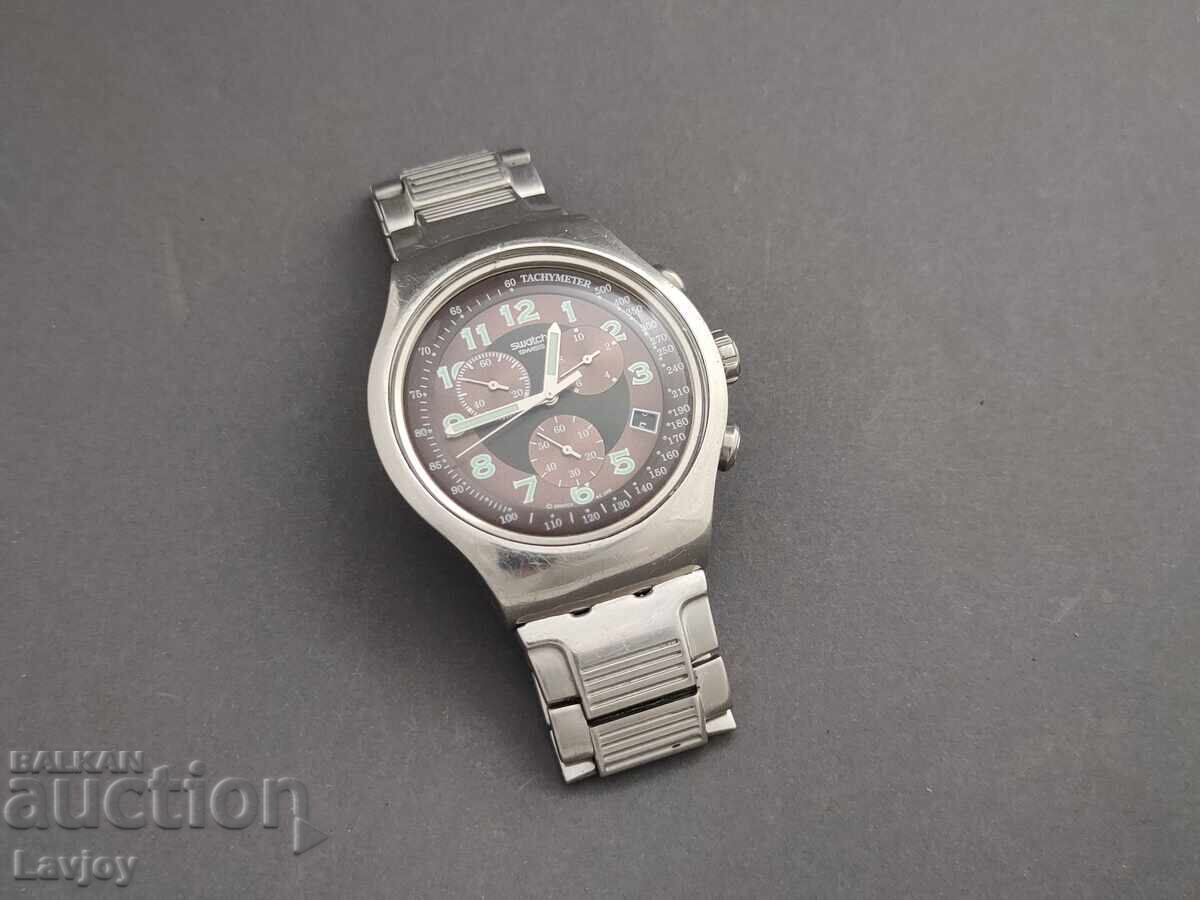 Swatch Ελβετικό ταχυμετρικό χρονογράφος B.Z.TS. ot 0.01 St - 5