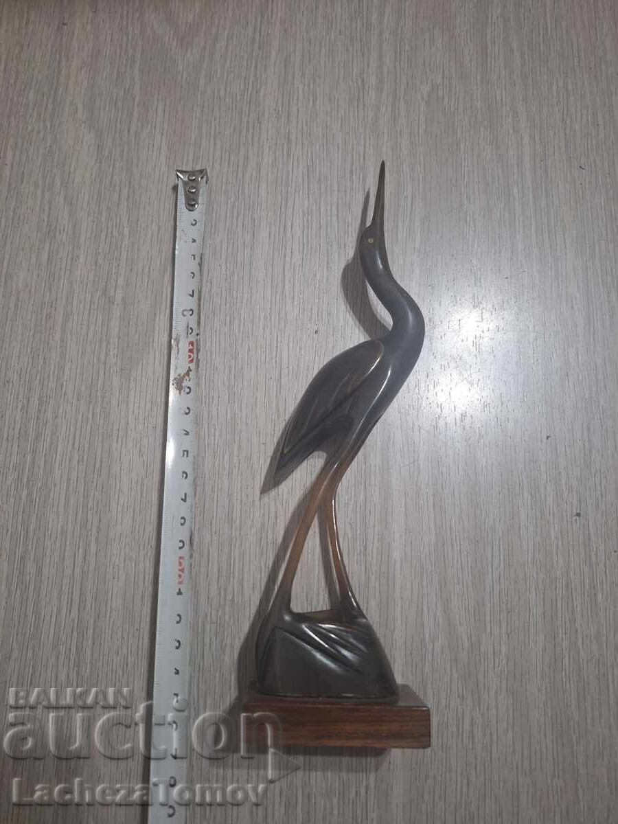 Statuetă figurină frumoasă, Egretă Franța, stare excelentă