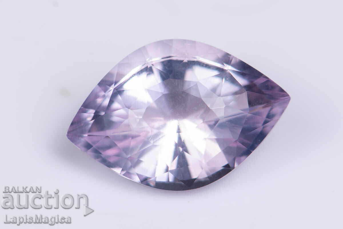 Лавандулов аметист 5.43ct маркиз шлифовка