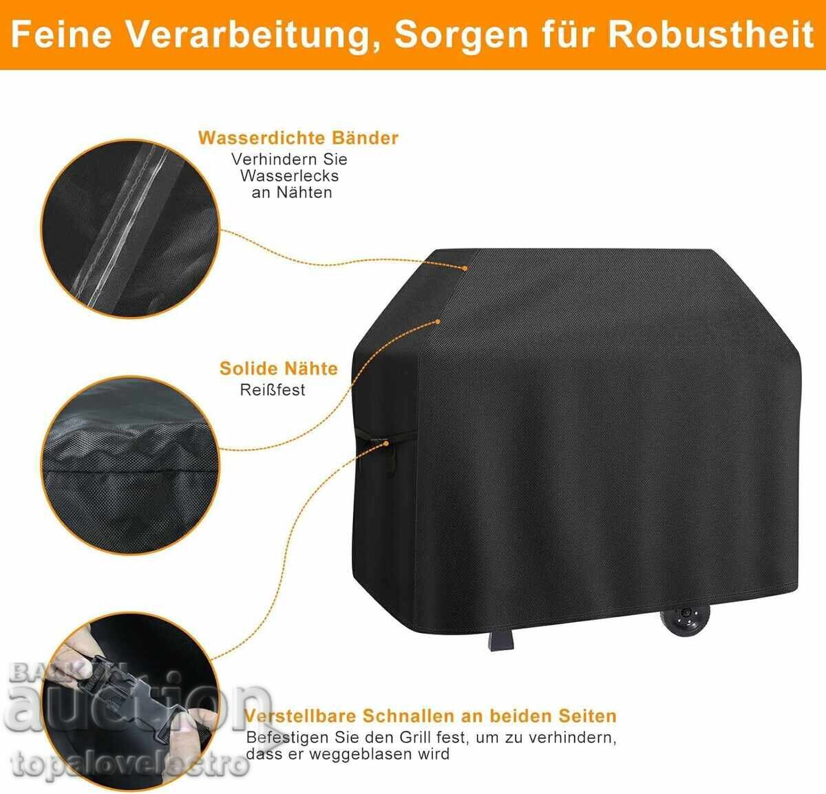 НОВО! Водоустойчиво покривало за газово барбекю, 133х67х110 - 5
