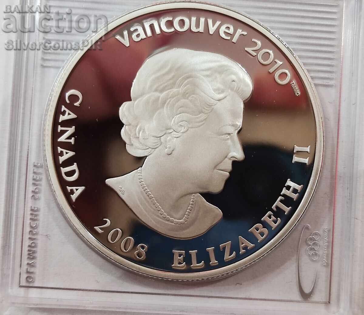 Ασημένιο 25$ Ολυμπιάδα Βανκούβερ 2008 Καναδάς με τιμή 31.00 BGN | € 15.85 Ασημένιο 25$ Ολυμπιάδα Βανκούβερ 2008 Καναδάς με τιμή 31.00 BGN | € 15.85
