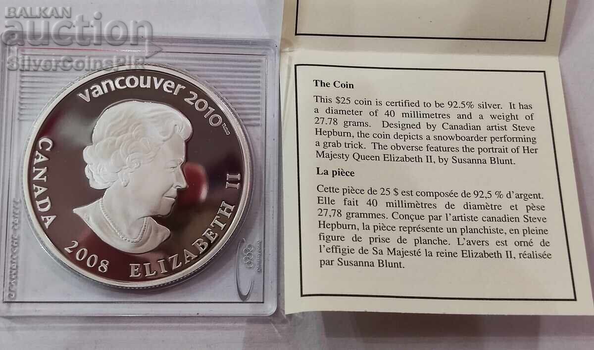 Ασημένιο 25$ Ολυμπιάδα Βανκούβερ 2008 Καναδάς - 5 Ασημένιο 25$ Ολυμπιάδα Βανκούβερ 2008 Καναδάς - 5
