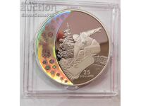 Ασημένιο 25$ Ολυμπιάδα Βανκούβερ 2008 Καναδάς