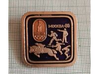 Badge - Olympics Moscow 1980 Modern Pentathlon