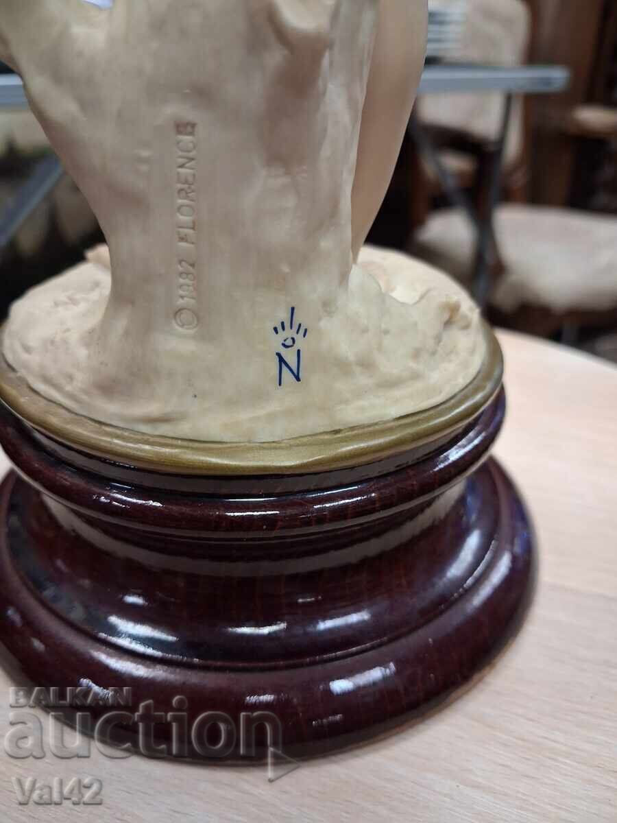 Giuseppe Armani - Figure "Boy with a Basket of Grapes" (Florence, - 5