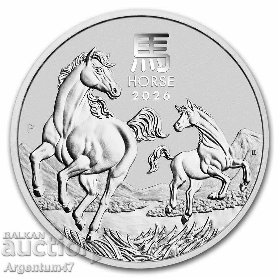 NEW!!! SILVER 1 OZ 2026 AUSTRALIA - YEAR OF THE HORSE