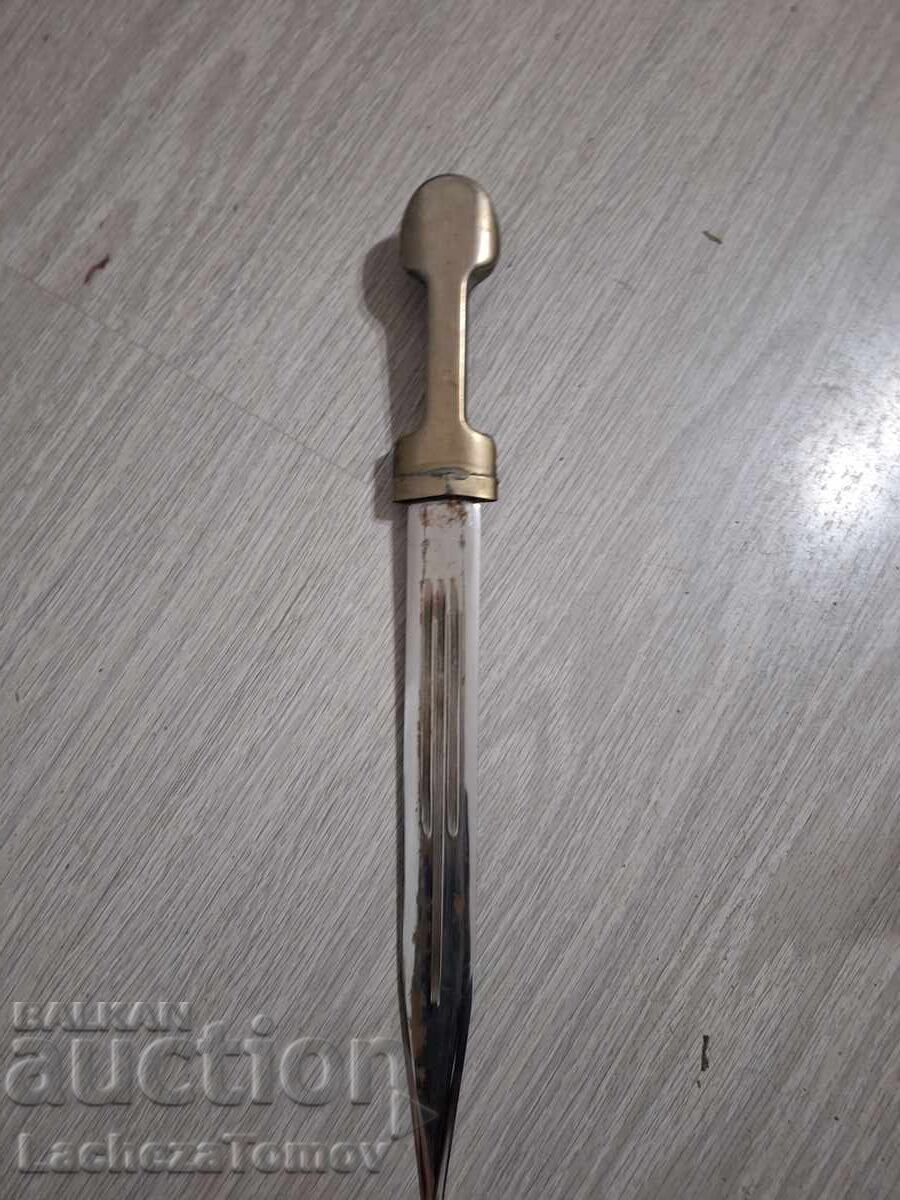 Όμορφη καμά SSSR, λεπίδα στιλέτου Καυκάσου, άριστη κατάσταση - 6