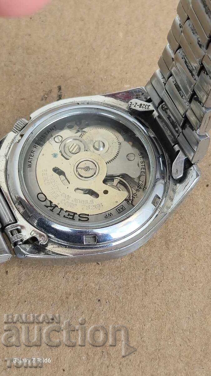 SEIKO AUTOMATIC JAPAN РЯДЪК РАБОТИ БЕЗ ГАРАНЦИЯ БЗЦ  !!!! - 5