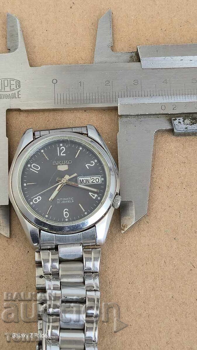 SEIKO AUTOMATIC JAPAN РЯДЪК РАБОТИ БЕЗ ГАРАНЦИЯ БЗЦ  !!!! - 7