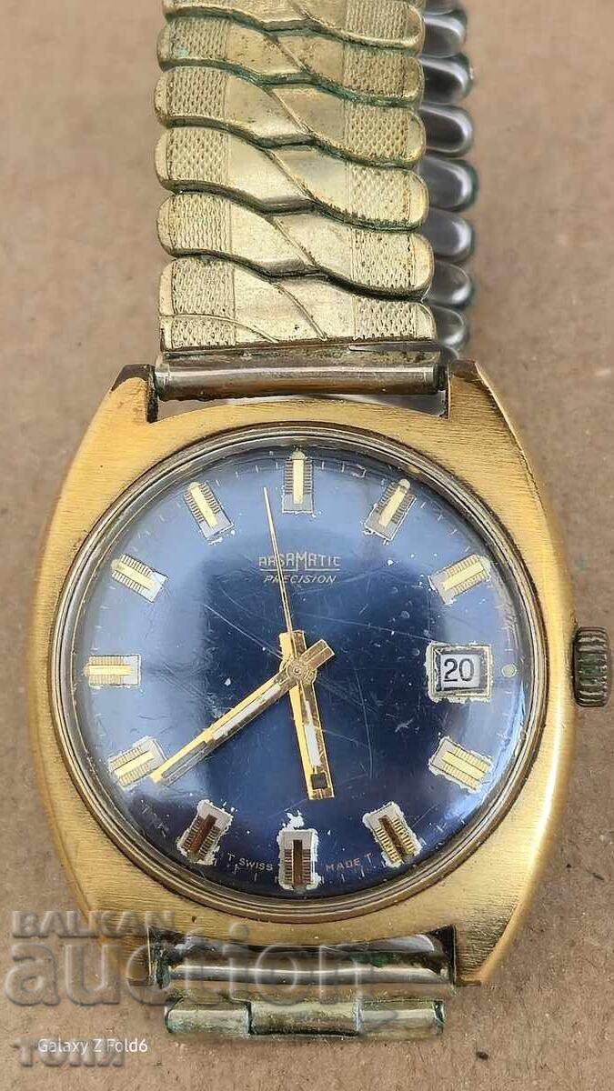 ARSA MATIC SWISS MADE GOLD PLATED THIN WATCH DOESN'T WORK BZC!!!! with price 0.01 BGN | € 0.01