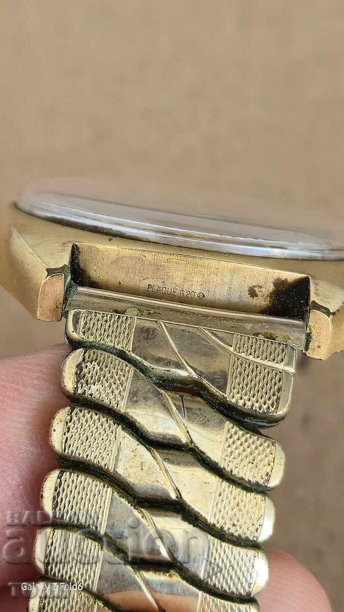 ARSA MATIC SWISS MADE GOLD PLATED THIN WATCH DOESN'T WORK BZC!!!! - 6