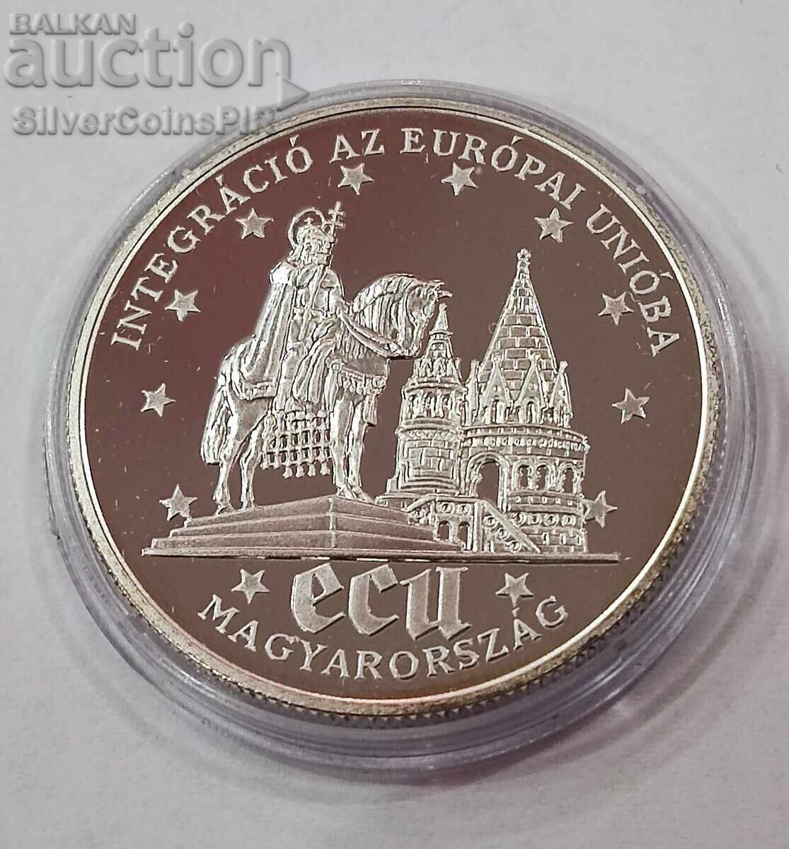 Сребро 500 Форинта Интеграция 1994 Унгария - 5