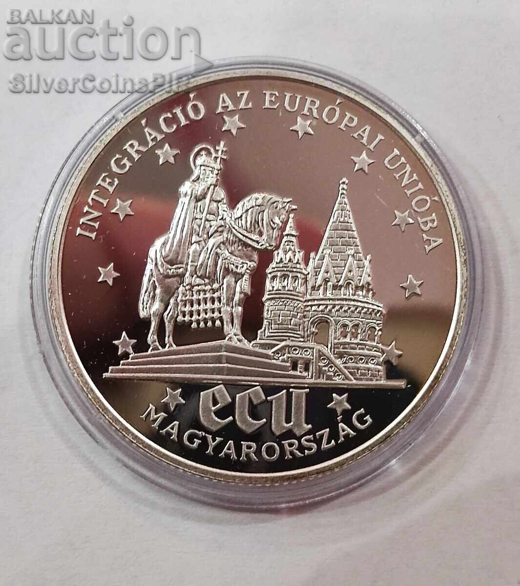 Сребро 500 Форинта Интеграция 1994 Унгария