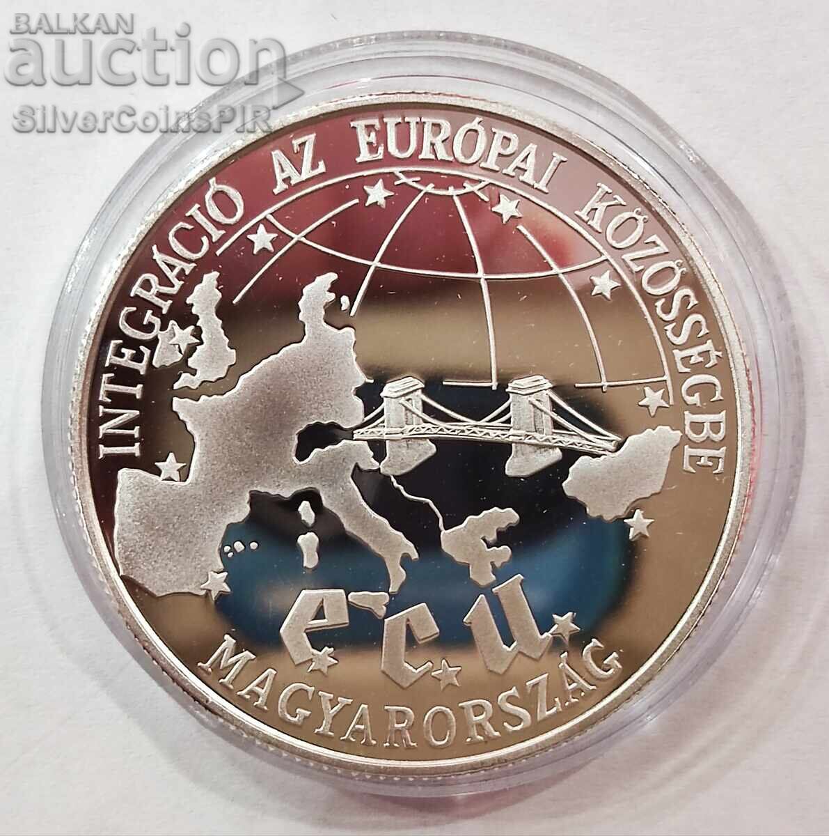 Silver 500 Forint Integration 1993 Hungary