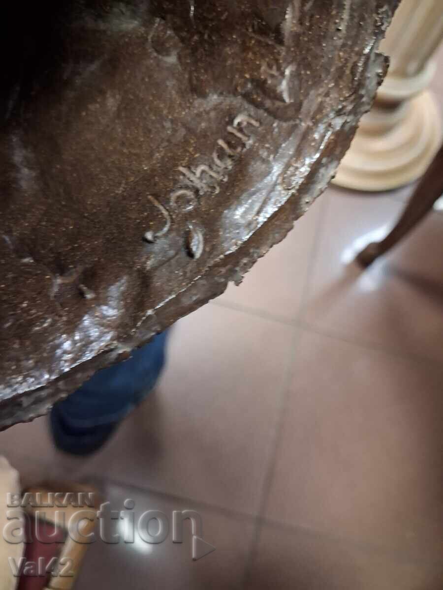 Metal decorative figure "Boot" - signed Johan - 6