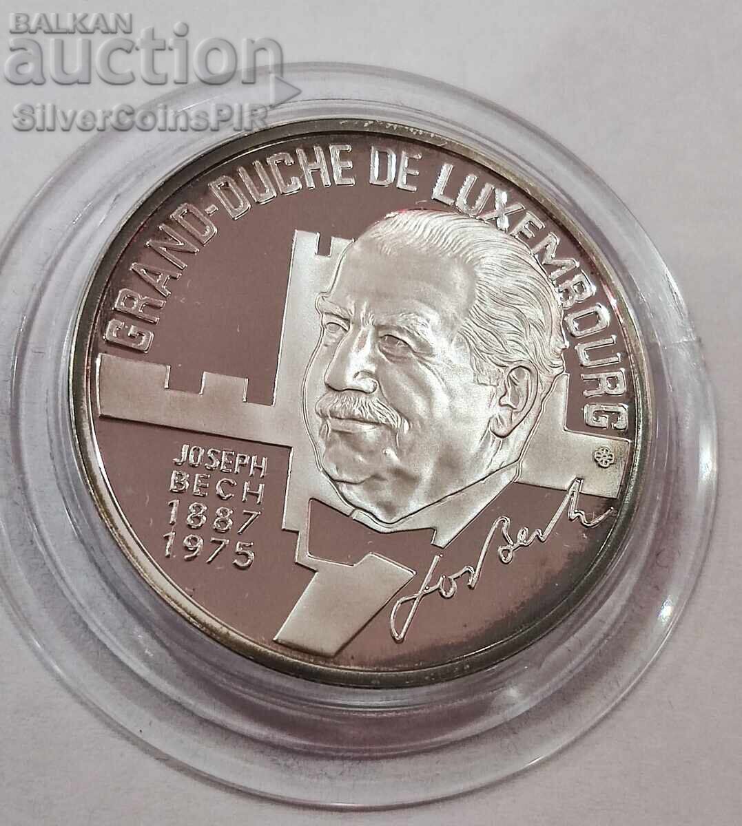 Сребро 25 Екю Гранд Дъч Йозеф Беч 1993 Люксембург с цена 1.50 лв. | € 0.77