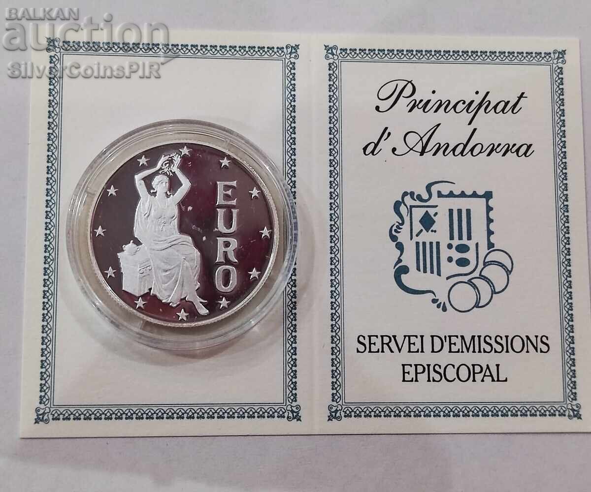 Ασήμι 1 Δηνάριο Ευρώπη 1997 Ανδόρα με τιμή 3.50 BGN | € 1.79
