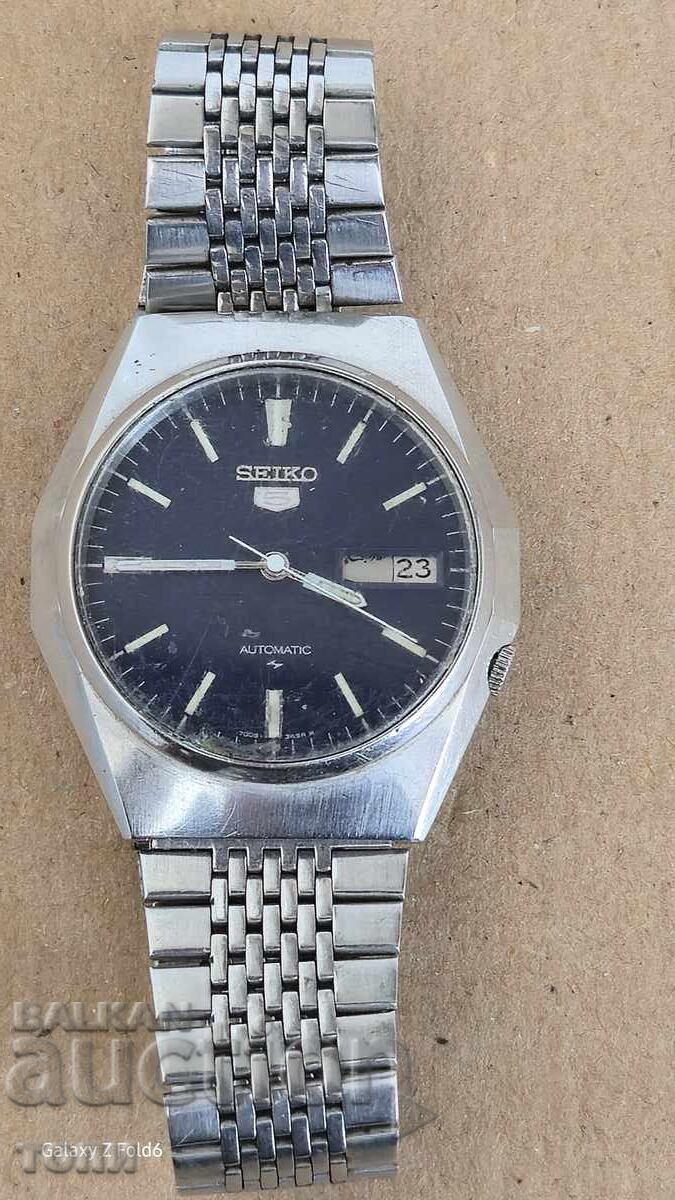 SEIKO AUTOMATIC ΙΑΠΩΝΙΚΟ ΣΠΑΝΙΟ ΛΕΙΤΟΥΡΓΕΙ ΧΩΡΙΣ ΕΓΓΥΗΣΗ BZC!!!!