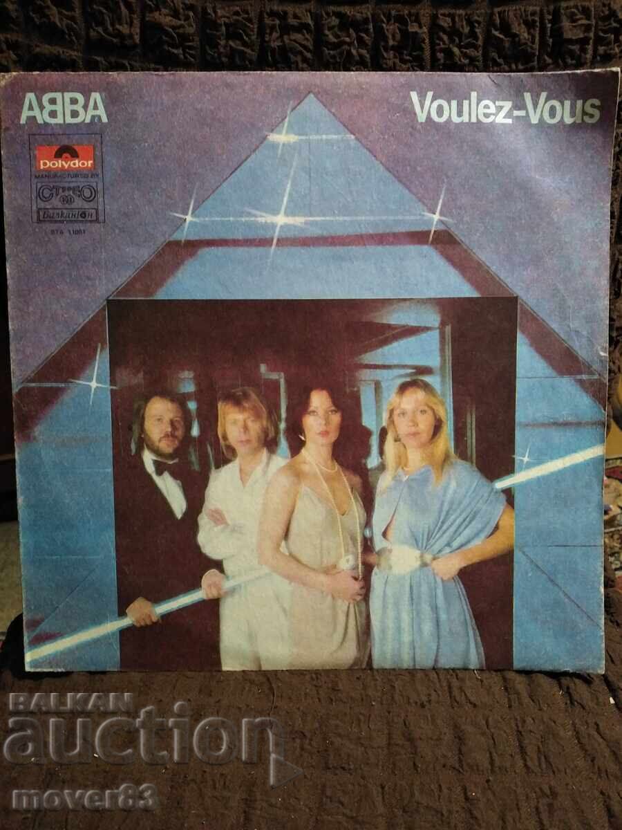 Record. "ABBA" - Voulez-Vous