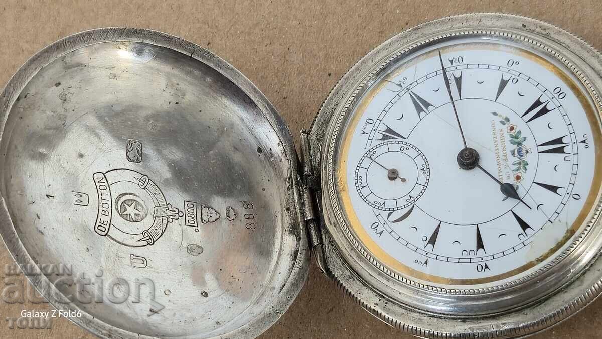 CONSTANTINOPLE TURKISH WATCH SILVER RARE WORKS BZC !!! with price 78.00 BGN | € 39.88