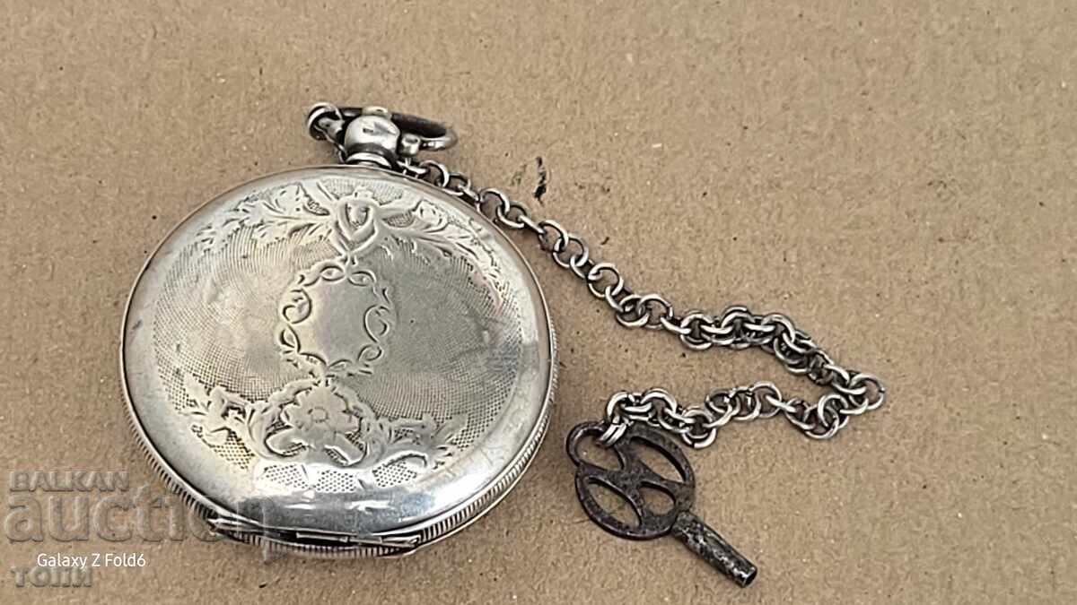 Auction  CONSTANTINOPLE TURKISH WATCH SILVER RARE WORKS BZC !!!