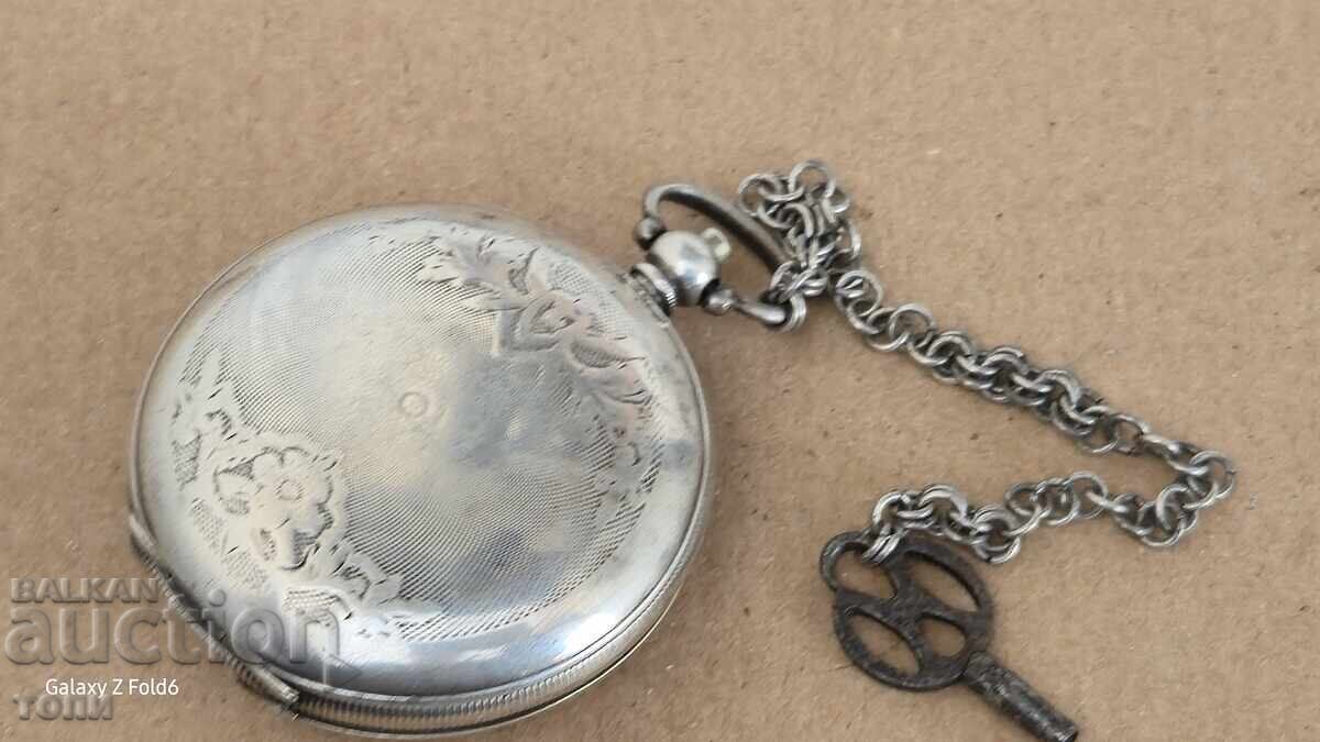 Delivery of CONSTANTINOPLE TURKISH WATCH SILVER RARE WORKS BZC !!!