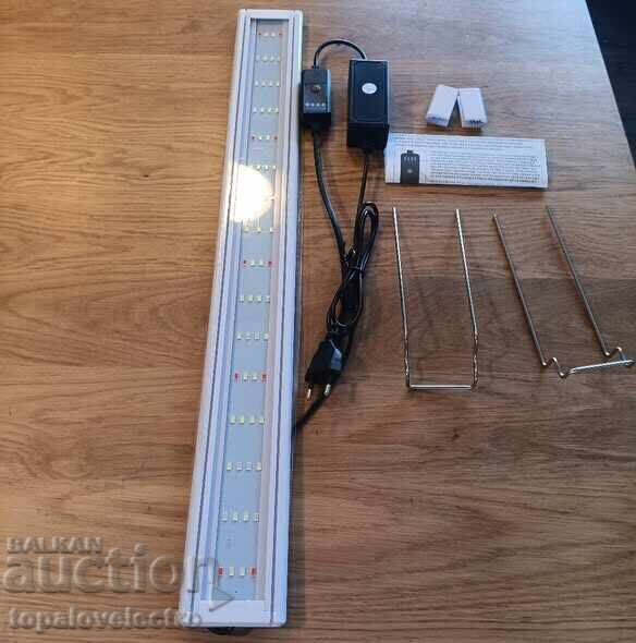 Livrarea NOU! Iluminare LED pentru acvariu, lampă, 40–60 cm, spectru complet