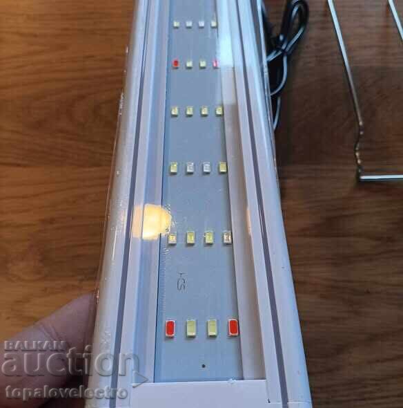 NOU! Iluminare LED pentru acvariu, lampă, 40–60 cm, spectru complet - 5