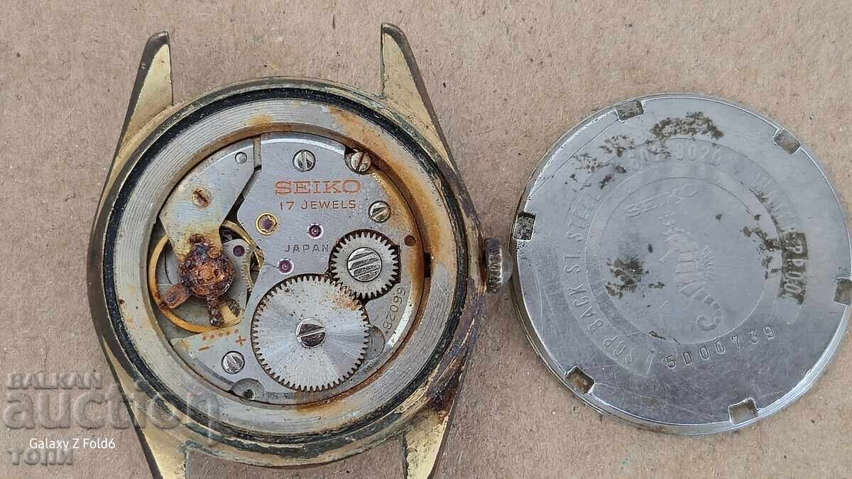Δημοπρασία SEIKO JAPAN ΣΠΑΝΙΟ ΕΠΙΧΡΥΣΩΜΕΝΟ ΔΕΝ ΛΕΙΤΟΥΡΓΕΙ BZC!!!!