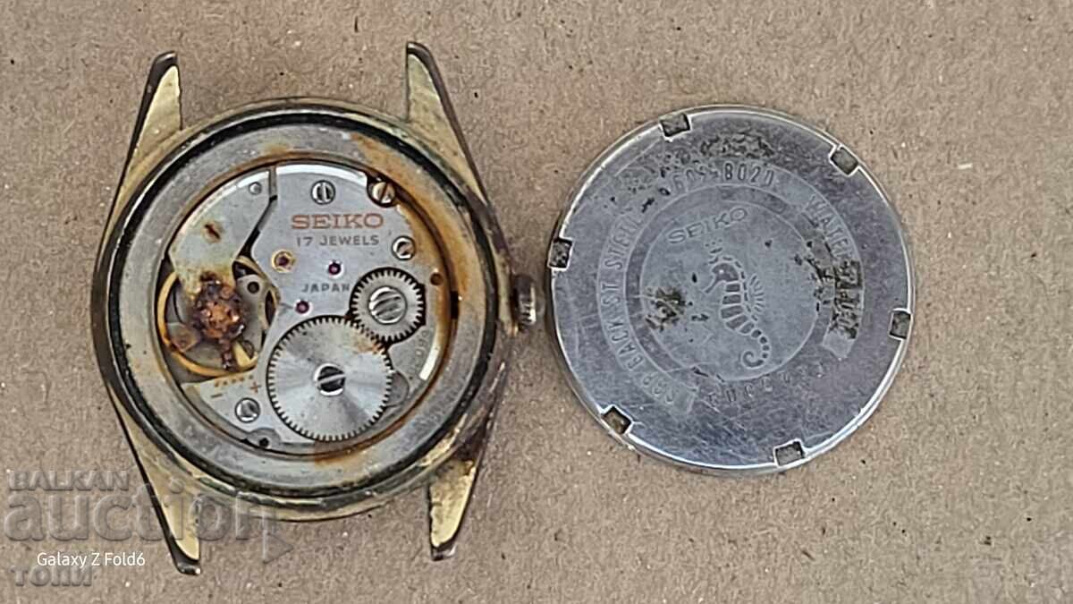 SEIKO JAPAN ΣΠΑΝΙΟ ΕΠΙΧΡΥΣΩΜΕΝΟ ΔΕΝ ΛΕΙΤΟΥΡΓΕΙ BZC!!!!