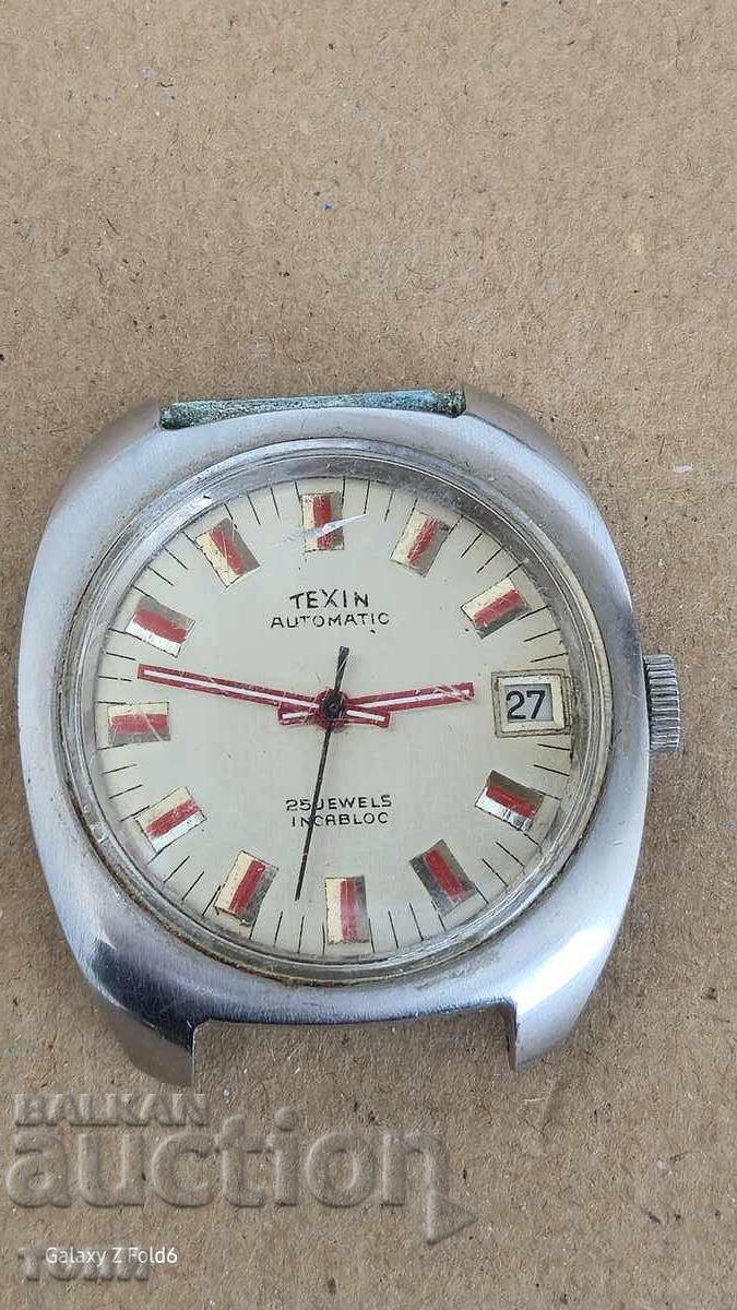 TEXIN AUTOMATIC GERMANY MADE RARE DOESN'T WORK BZC !!!!