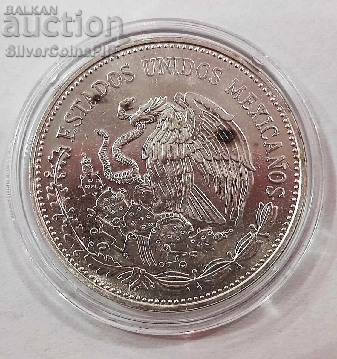 Silver 50 Pesos World Cup Football 1985 Mexico - 5 Silver 50 Pesos World Cup Football 1985 Mexico - 5