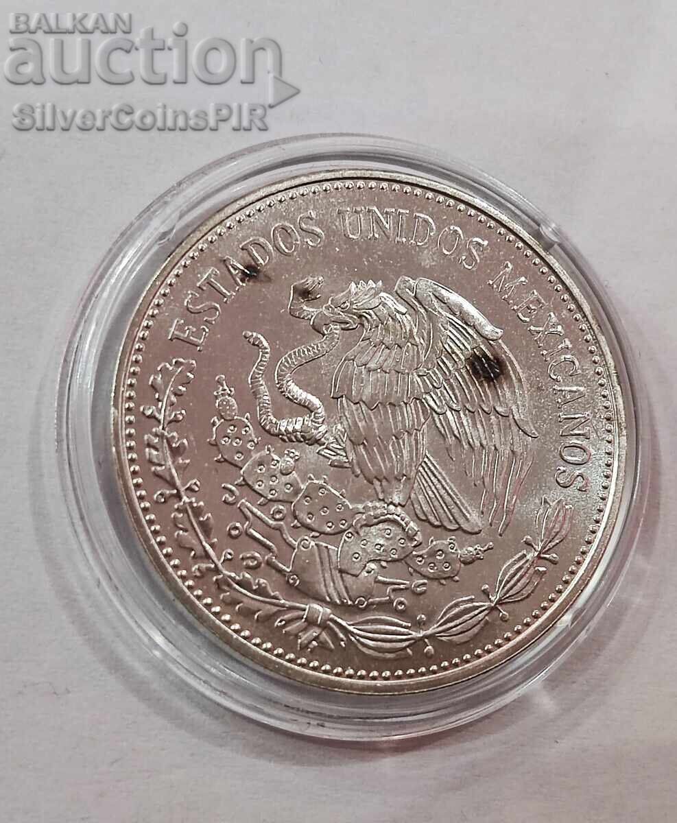 Silver 50 Pesos World Cup Football 1985 Mexico - 6 Silver 50 Pesos World Cup Football 1985 Mexico - 6