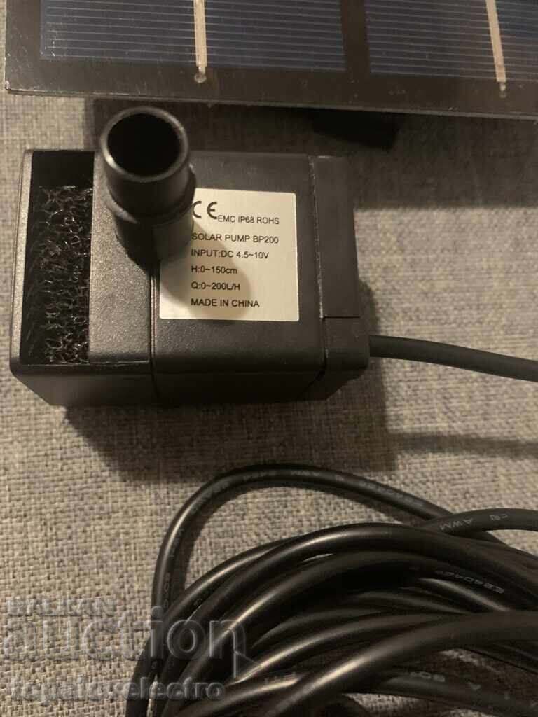 Αντλία ηλιακού νερού με δεξαμενή για κήπο, λιμνούλα, ποτίστρα - 5